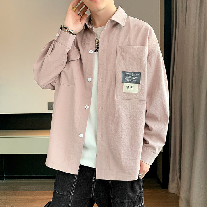 Herren Lässige Utility-Hemdjacke mit praktischen Taschen und modernem Design Echoarchiv