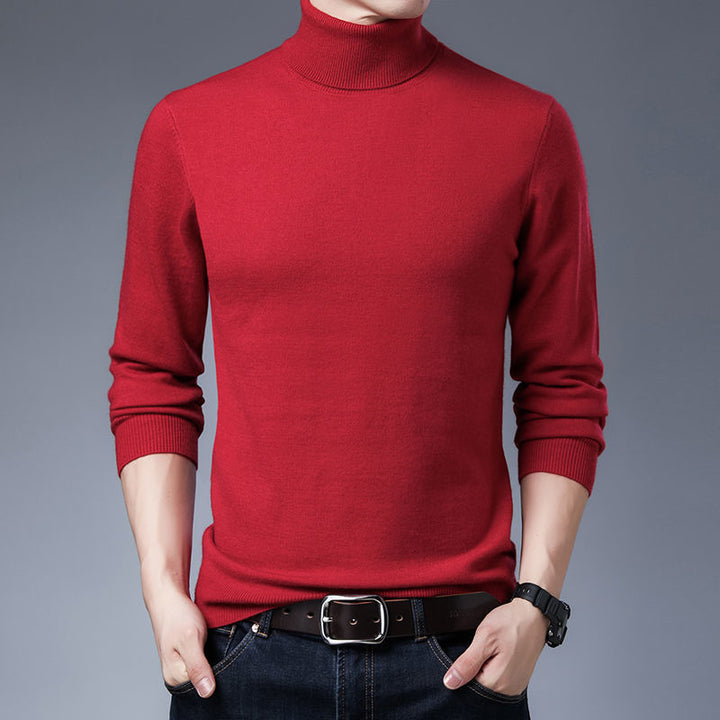 Herren Rollkragenpullover aus weichem Strick Echoarchiv