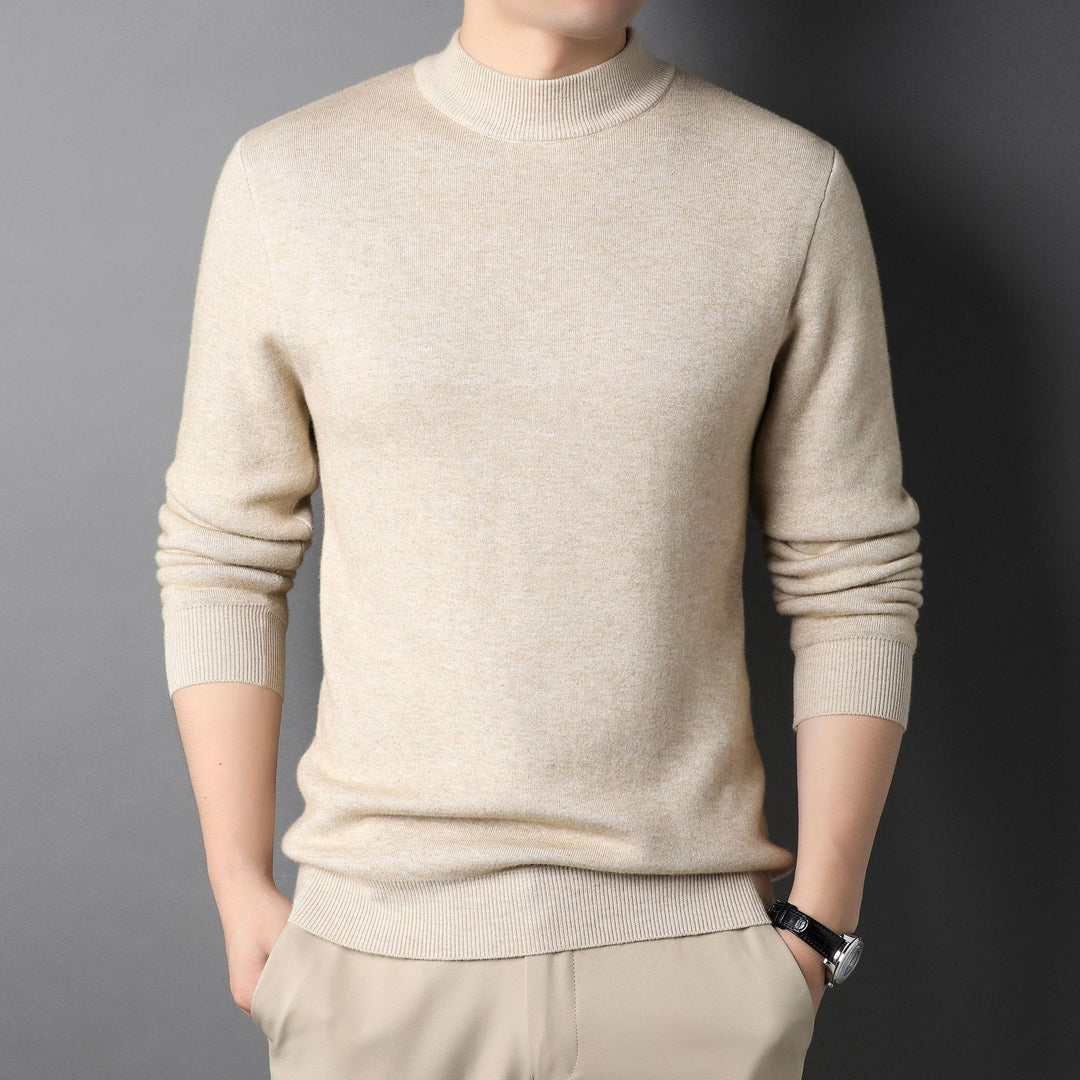 Herren Feinstrickpullover mit Rollkragen und soften Materialien Echoarchiv