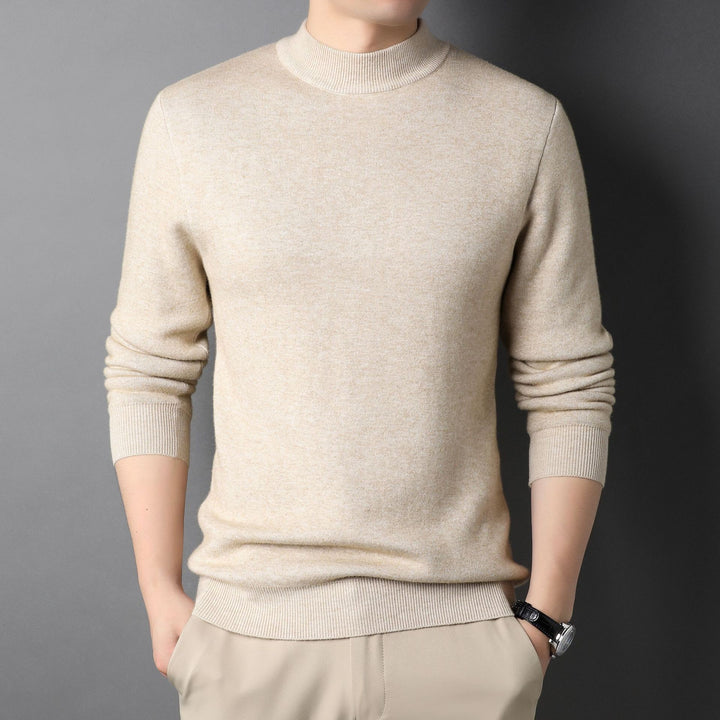 Herren Feinstrickpullover mit Rollkragen und soften Materialien Echoarchiv
