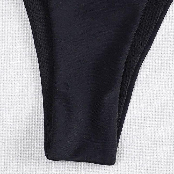 Damen Bikini-Höschen mit verstellbaren Bindebändern und dekorativen Ringakzenten Echo Archiv