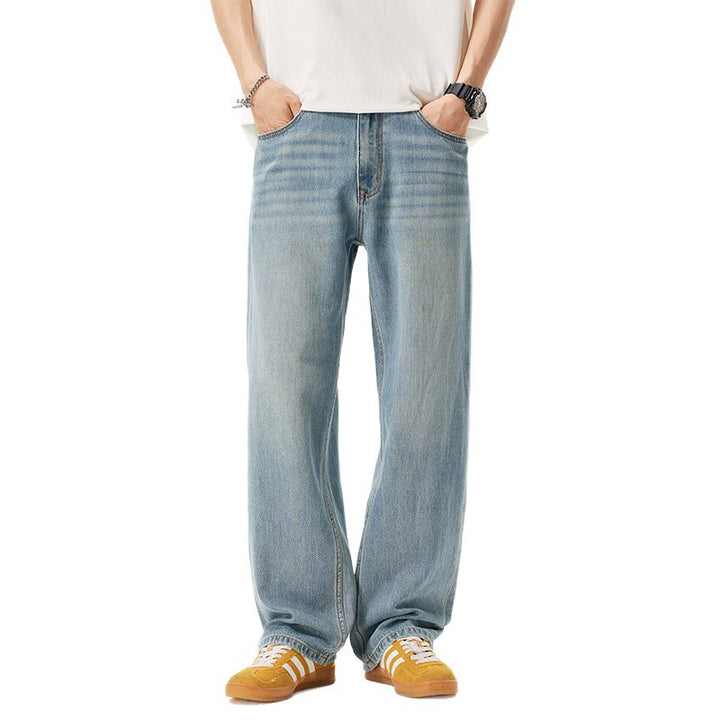 Herren Lässige und bequeme Weitgeschnittene Jeans Echo Archiv