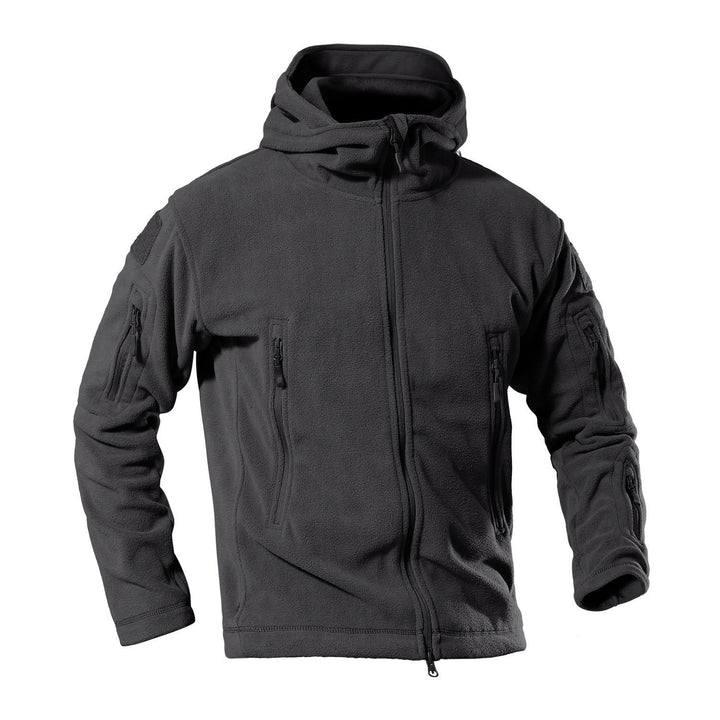 Herren Fleecejacke mit multifunktionalen Reißverschlusstaschen Echoarchiv