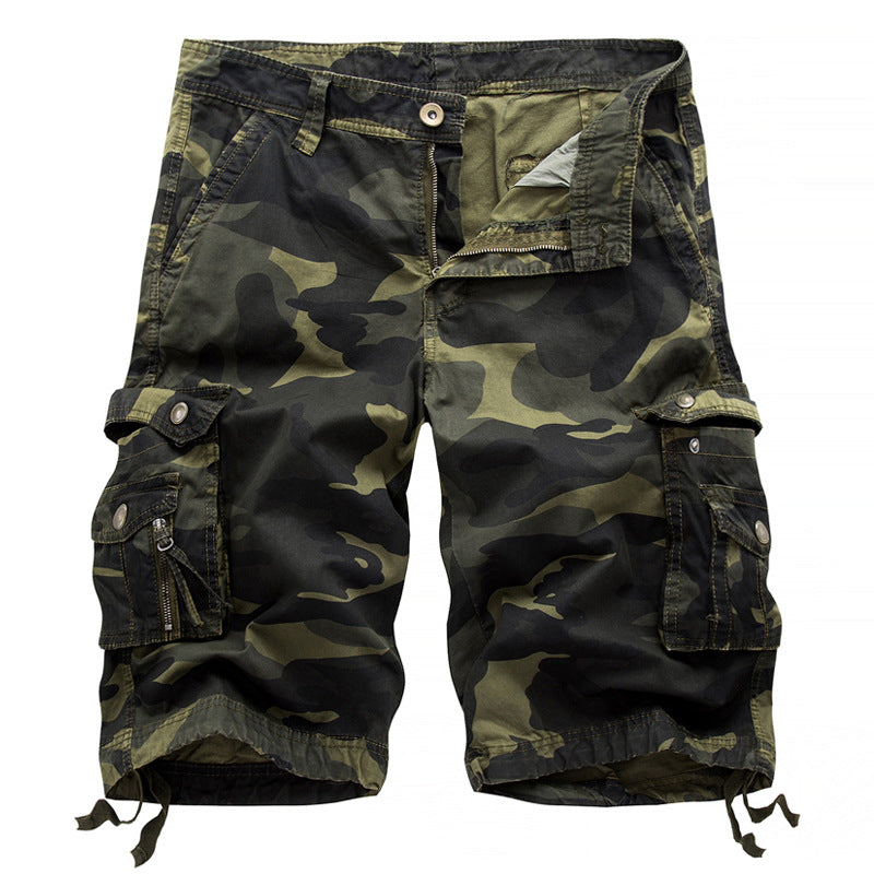 Herren Cargoshorts mit multifunktionalen Taschen und camouflagemuster Echoarchiv