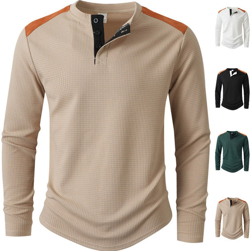 Herren Langarmshirt mit einzigartigem Strukturdesign Echoarchiv