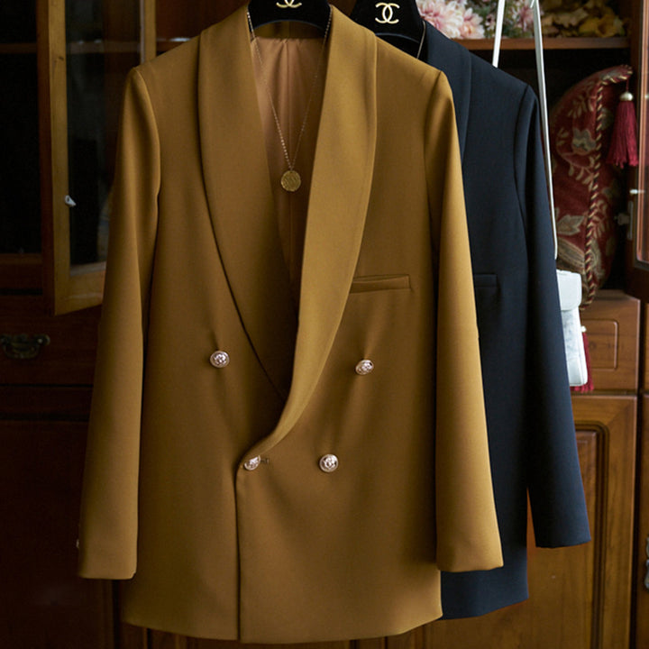 Damen Eleganter Doppeltbreasted Blazer Echoarchiv 1789268861