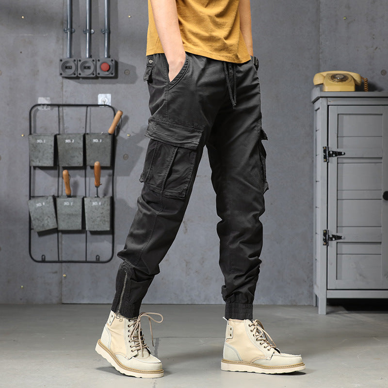Herren Cargo-Hosen mit elastischem Bund von Echoarchiv