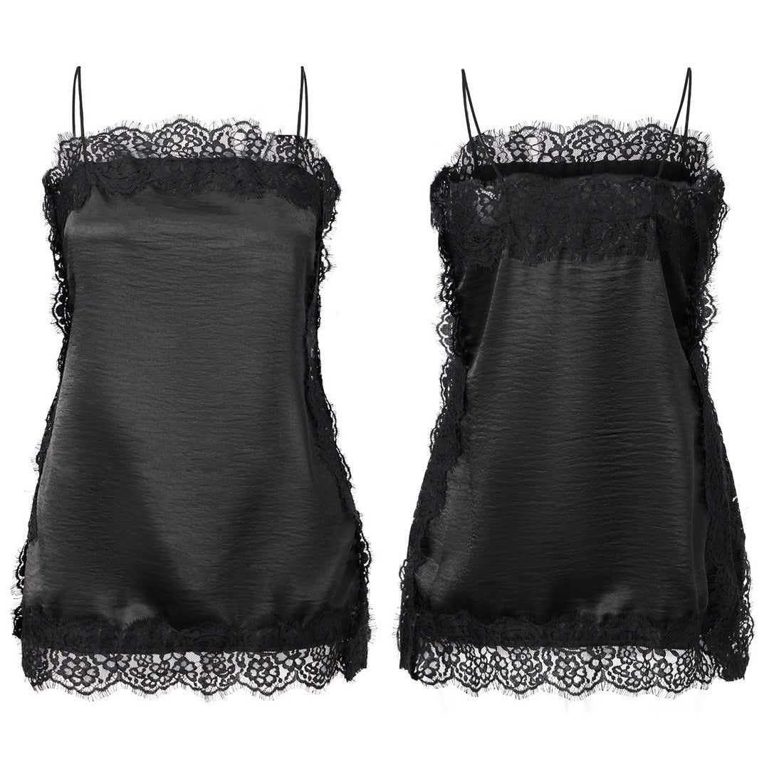 Damen Spitzentop mit zartem Saum Echo Archiv