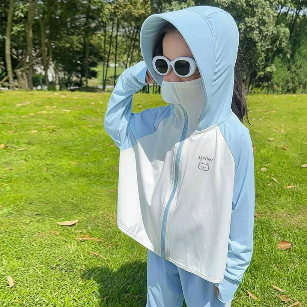 Damen Leichte und atmungsaktive Kapuzenjacke mit niedlichem Tiermotiv Echo Archiv