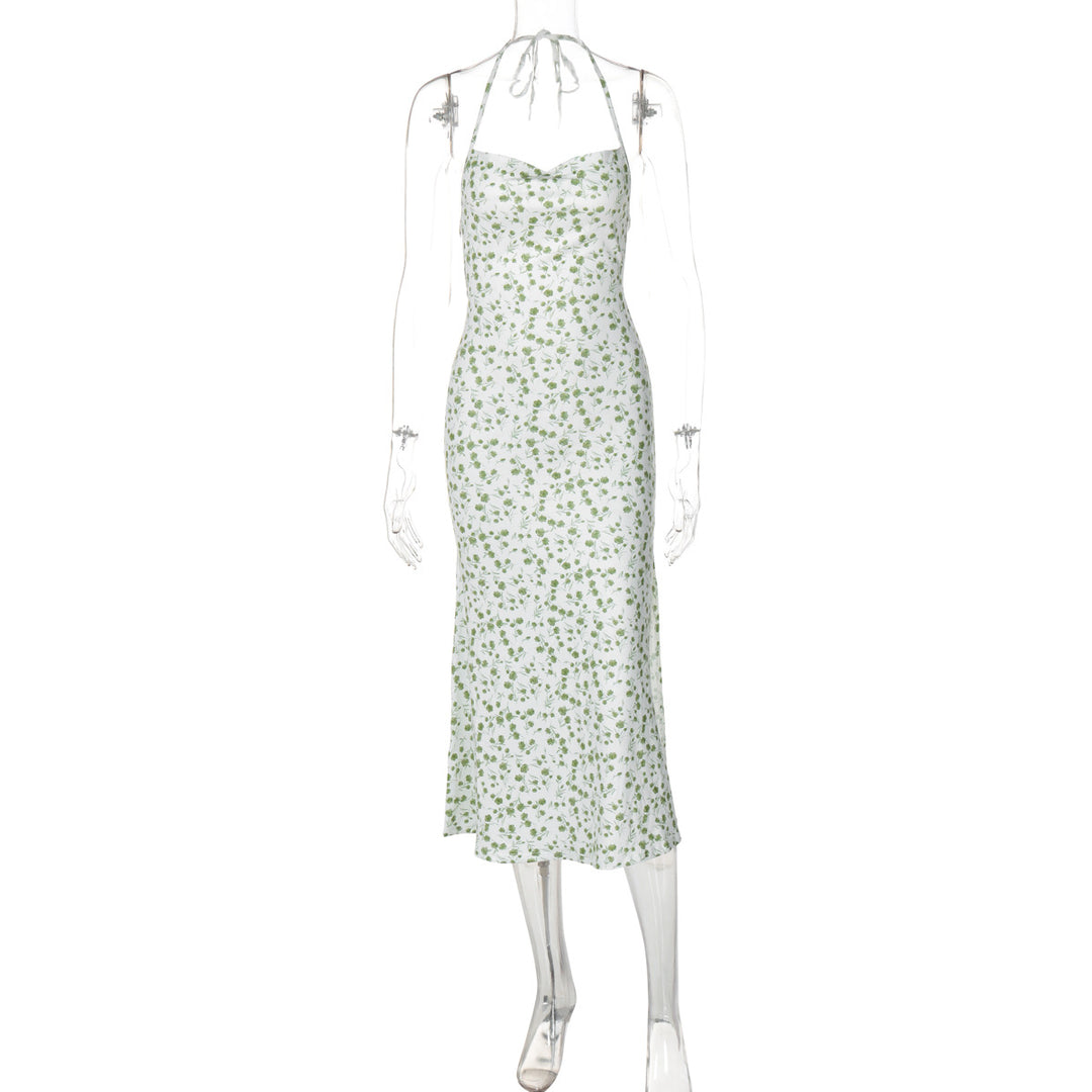 Damen Maxikleid mit eleganter Schnürung und floralem Muster Echo Archiv