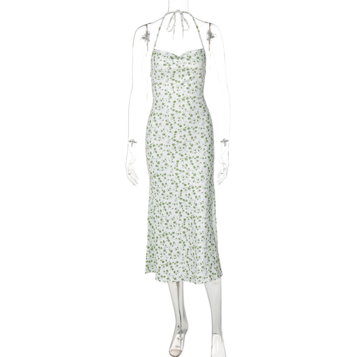 Damen Maxikleid mit eleganter Schnürung und floralem Muster Echo Archiv