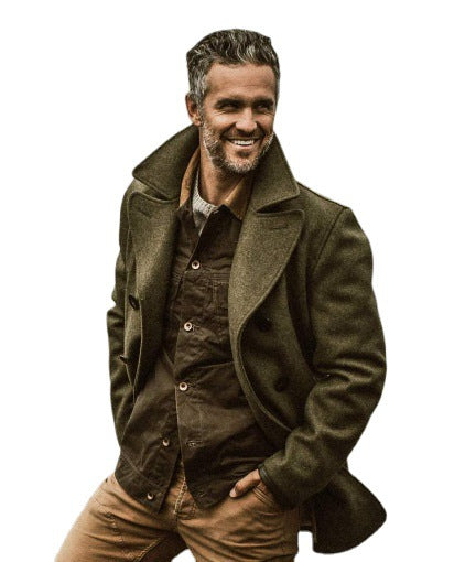 Herren elegante Wolljacke Echoarchiv