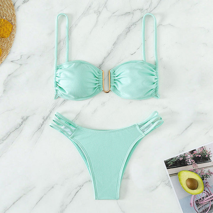 Damen Bikiniset mit elegantem dehnbarem Design und raffinierten Details Echo Archiv