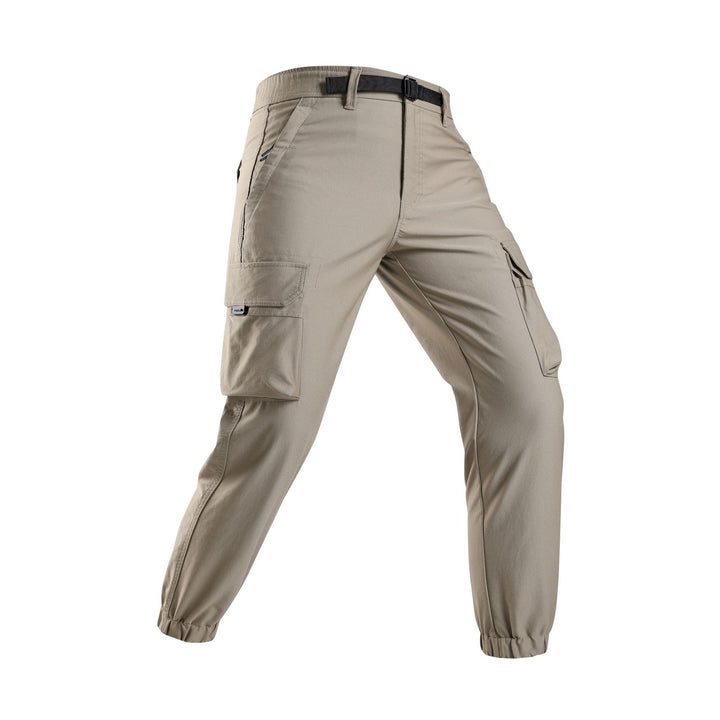 Herren Leichte Outdoor‑Cargohose im Joggerstil mit integriertem Webgurt und elastischen Knöcheln Echo Archiv