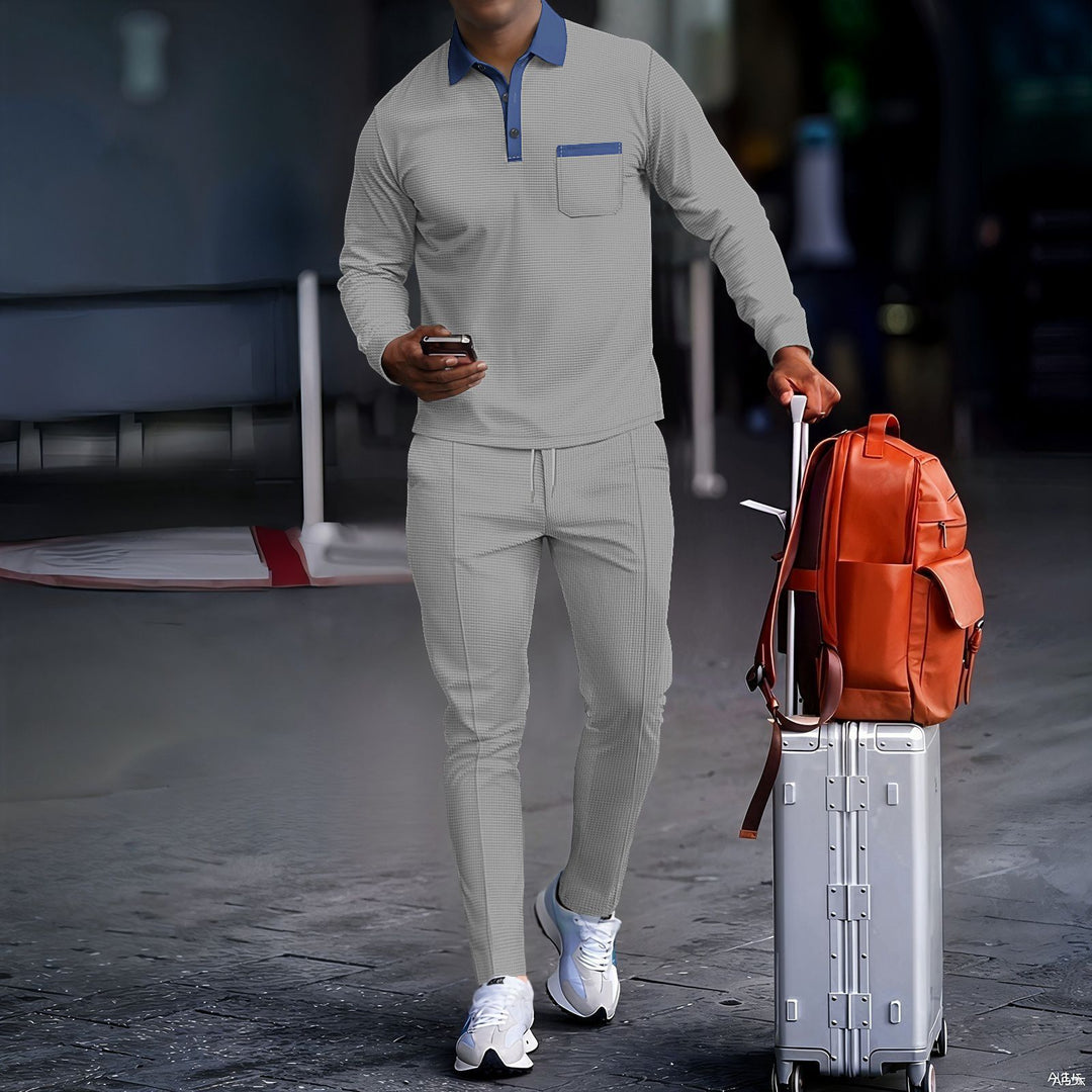 Herren sportliches Freizeitset mit modernem Schnitt und atmungsaktiven Materialien Echoarchiv