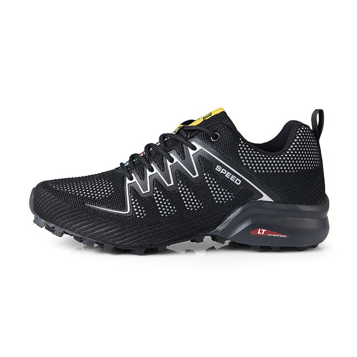 Herren nan Offroad-Laufschuh mit atmungsaktivem Strickoberteil, griffiger Multiterrain-Laufsohle und stabiler Fersenführung Echo Archiv