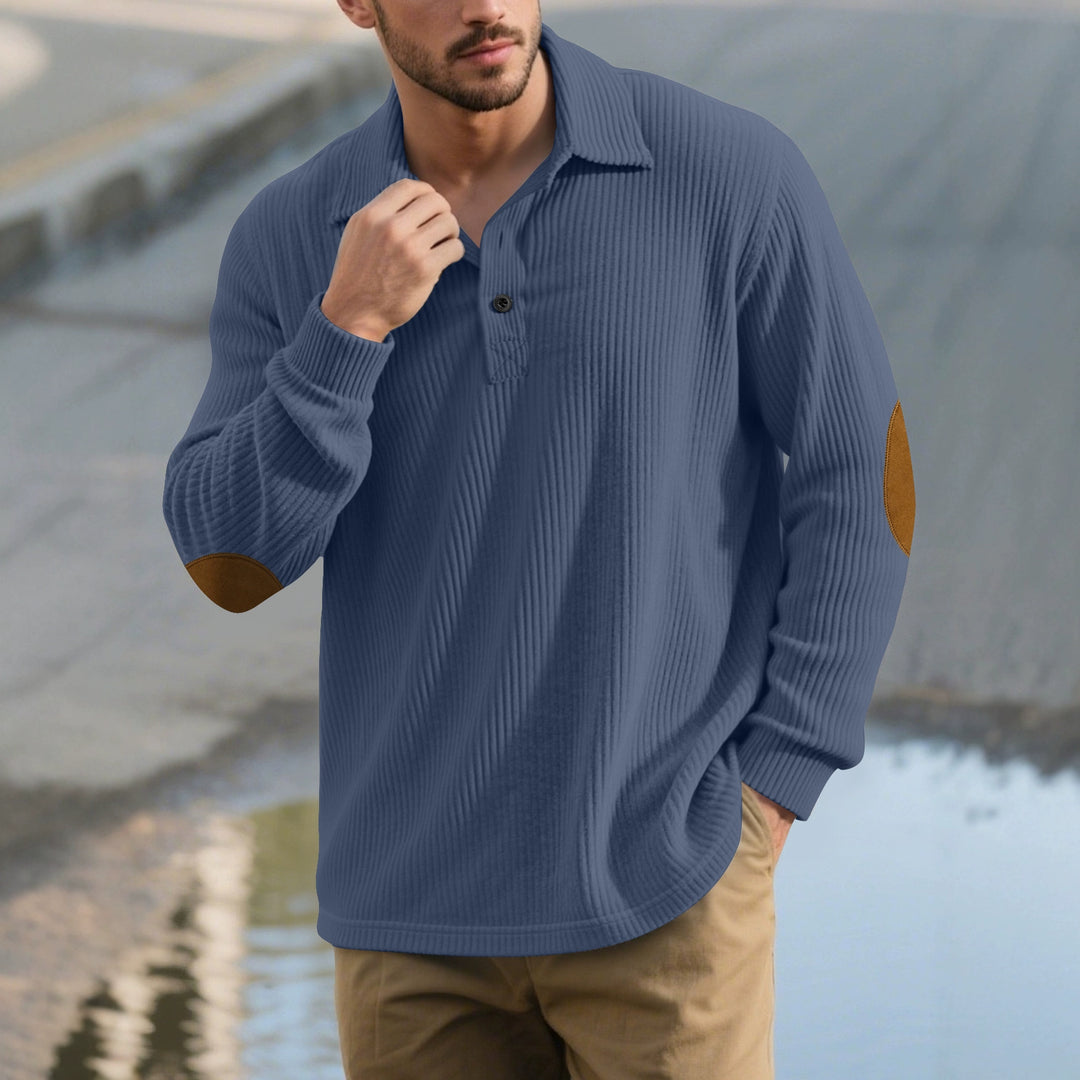 Herren klassischer Button-Down Pullover Echoarchiv