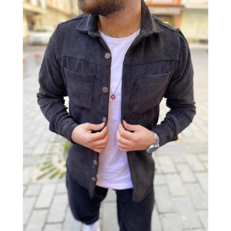 Herren lässige Cordjacke Echoarchiv