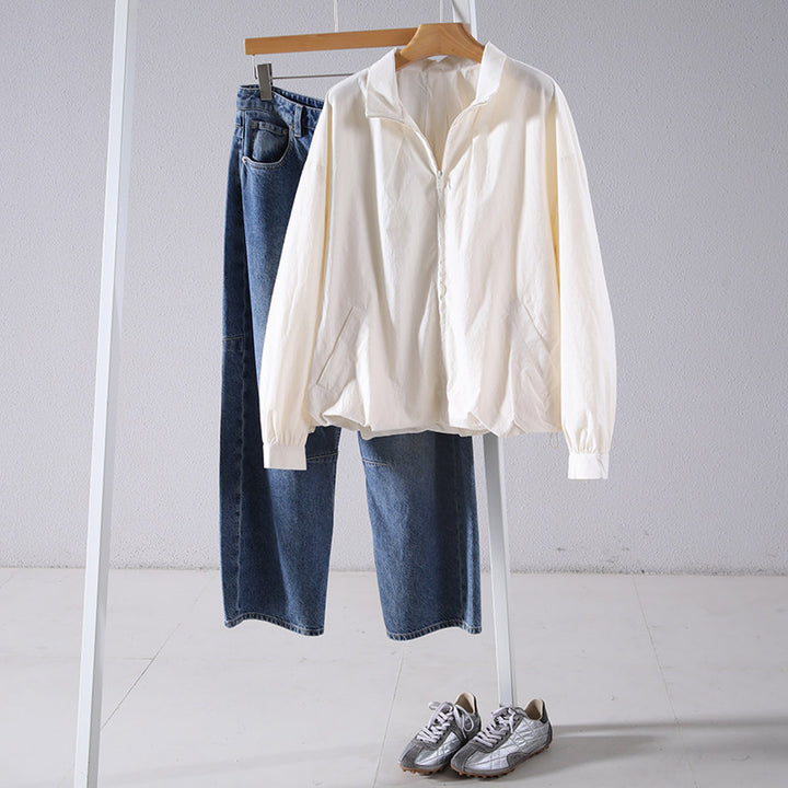 Damen Leichte und modische Übergangsjacke Echoarchiv