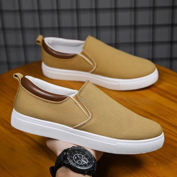Herren nan Canvas-Slip-On Sneaker mit elastischen Einsätzen, gepolsterter Fersenmanschette und leichter EVA-Sohle Echo Archiv
