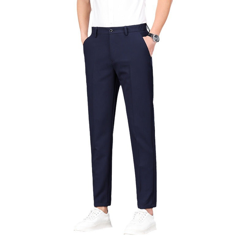 Herren elegante Chino-Hose mit schmalem Schnitt Echoarchiv