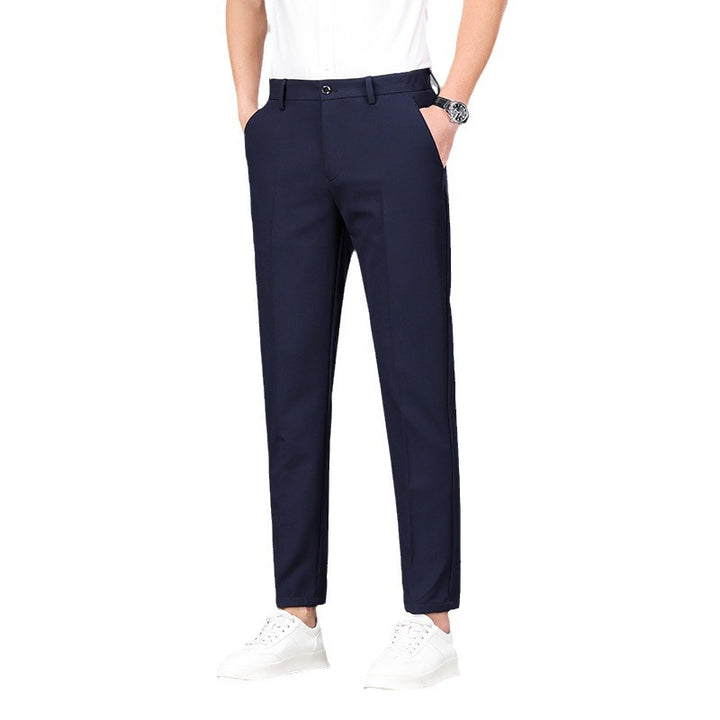 Herren elegante Chino-Hose mit schmalem Schnitt Echoarchiv