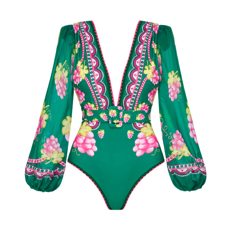 Damen Stylish Elegantes Badeanzug- und Rockset Echo Archiv