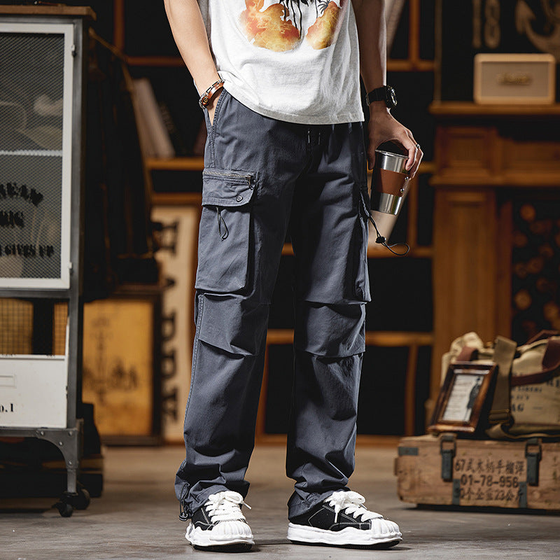 Herren Cargo-Style Hose mit mehreren Taschen Echoarchiv