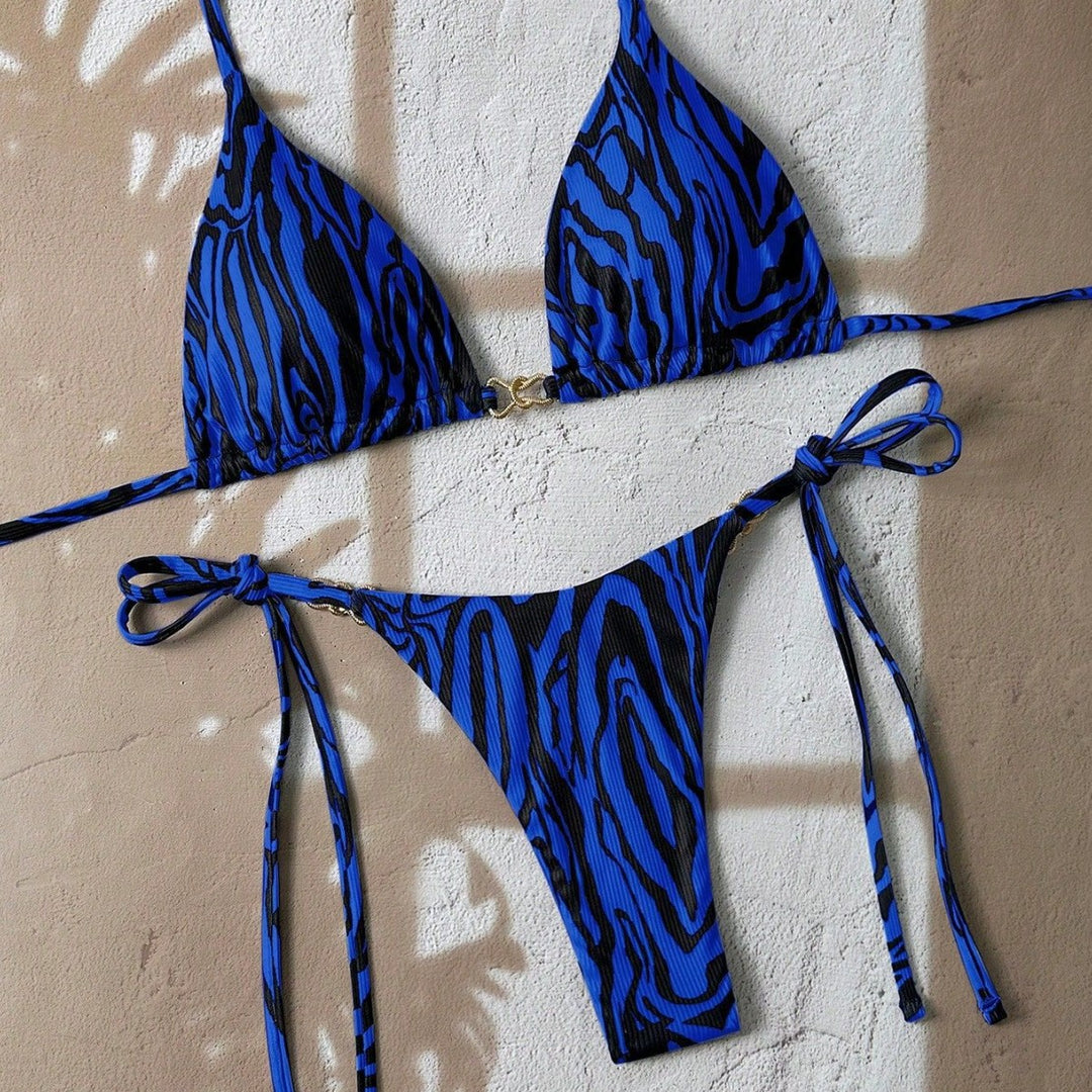 Damen Triangel-Bikini mit aufregendem Leopardenmuster Echo Archiv