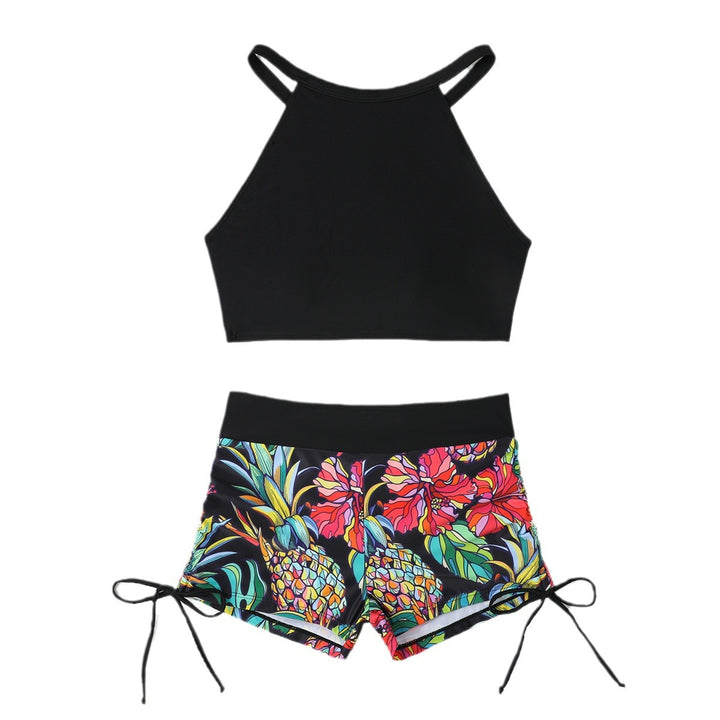 Damen Sportliches Bikiniset mit buntem Muster Echo Archiv