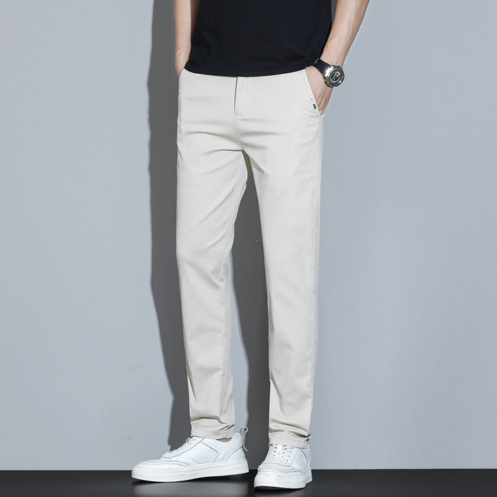 Herren Modische Slim-Fit Stoffhose Echo Archiv