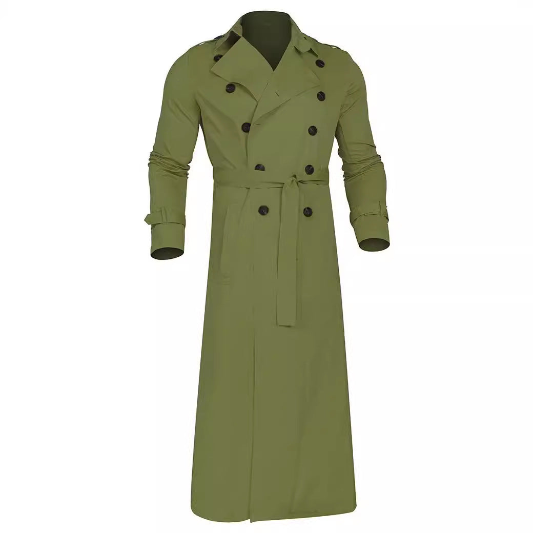 Herren eleganter Trenchcoat mit modernem Schnitt Echoarchiv