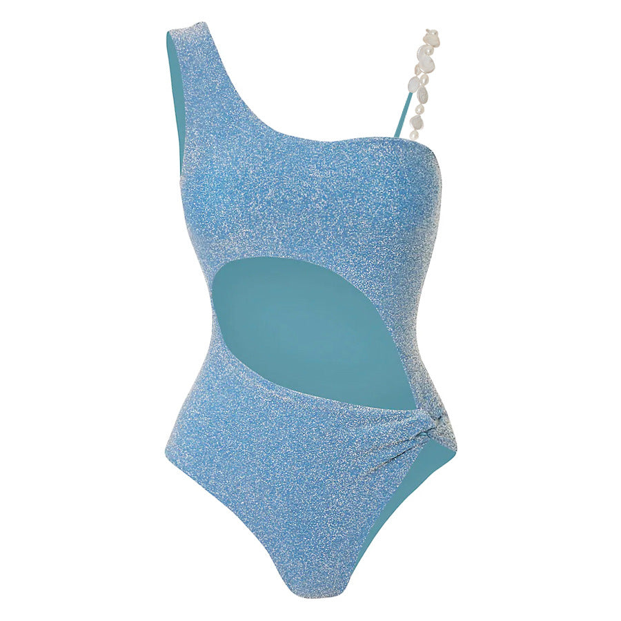 Damen Badeanzug mit elegantem Wickelrock Echo Archiv