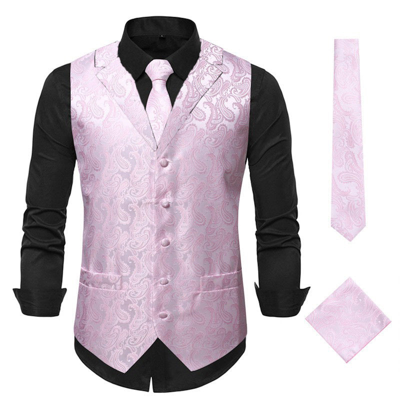 Herren elegante Weste mit Paisley-Muster Echoarchiv