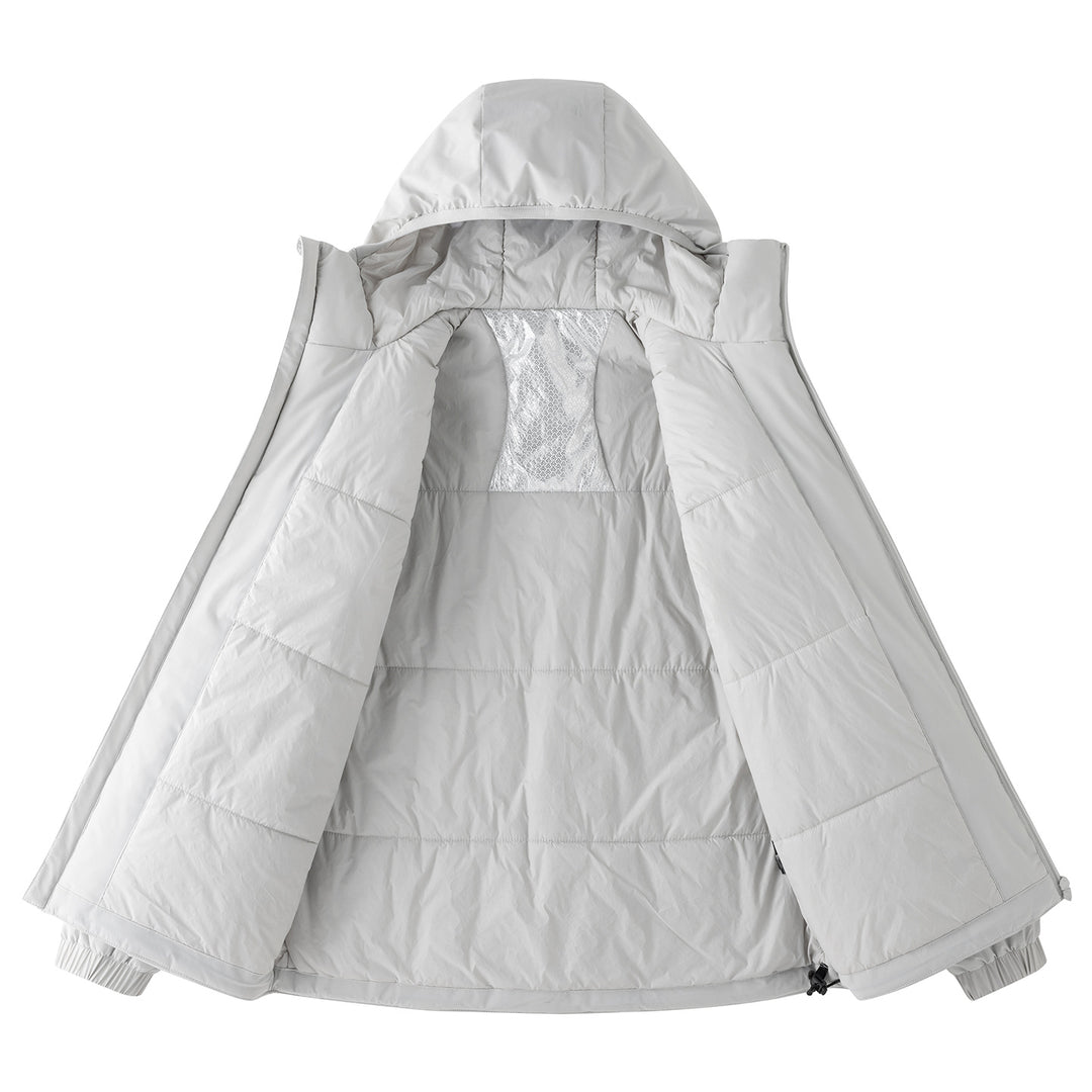 Herren Kapuzen-Softshelljacke mit Zwei-Wege-Reißverschluss, wasserabweisender Membran und Brusttasche Echoarchiv
