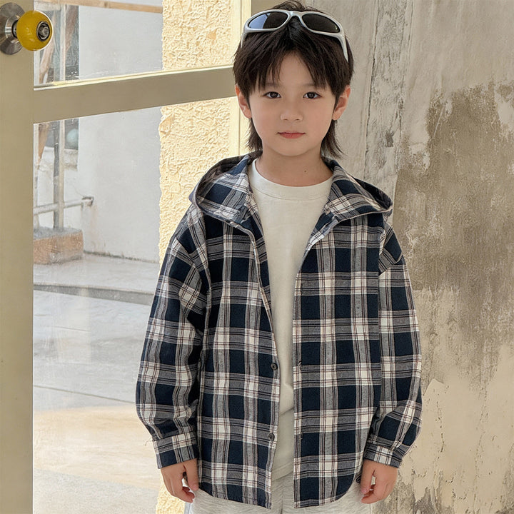 Kinder Karierter Hemdjacke Echo Archiv