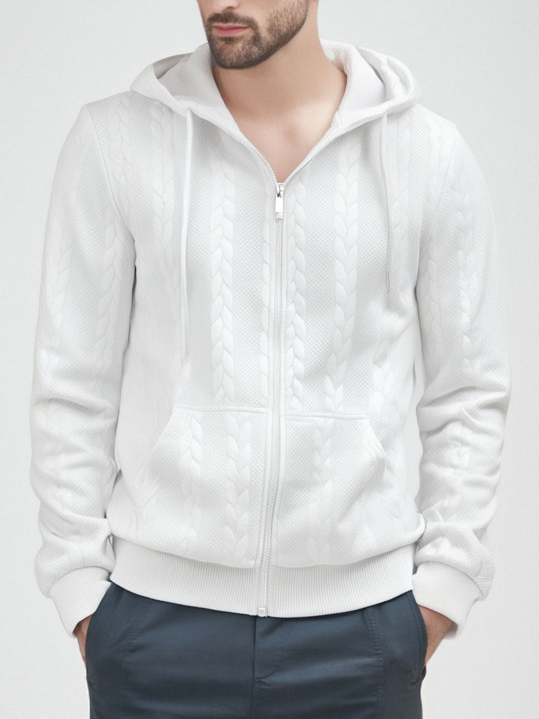 Herren Strickjacke mit Kapuze Echoarchiv