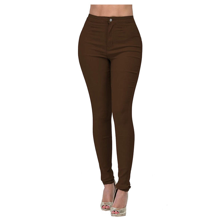 Damen Hoch geschnittene Skinny Jeans mit elastischem Stretch Echo Archiv