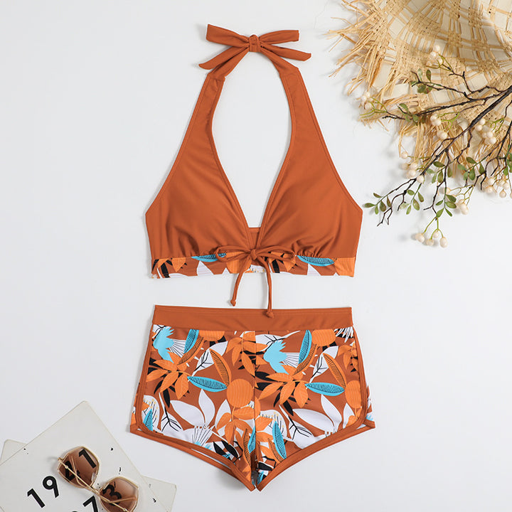 Damen Sportliches Bikiniset mit floralem Design Echo Archiv