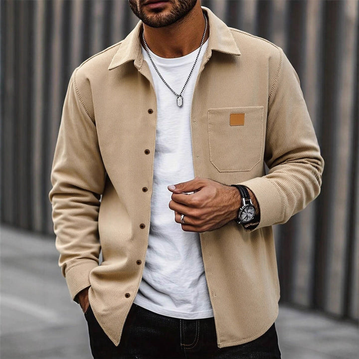 Herren Cordhemd mit modischem Replay-Stil – Arvello
