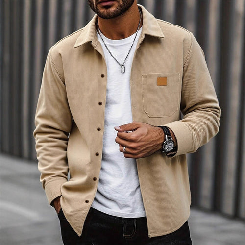 Herren Cordhemd mit modischem Replay-Stil – Arvello