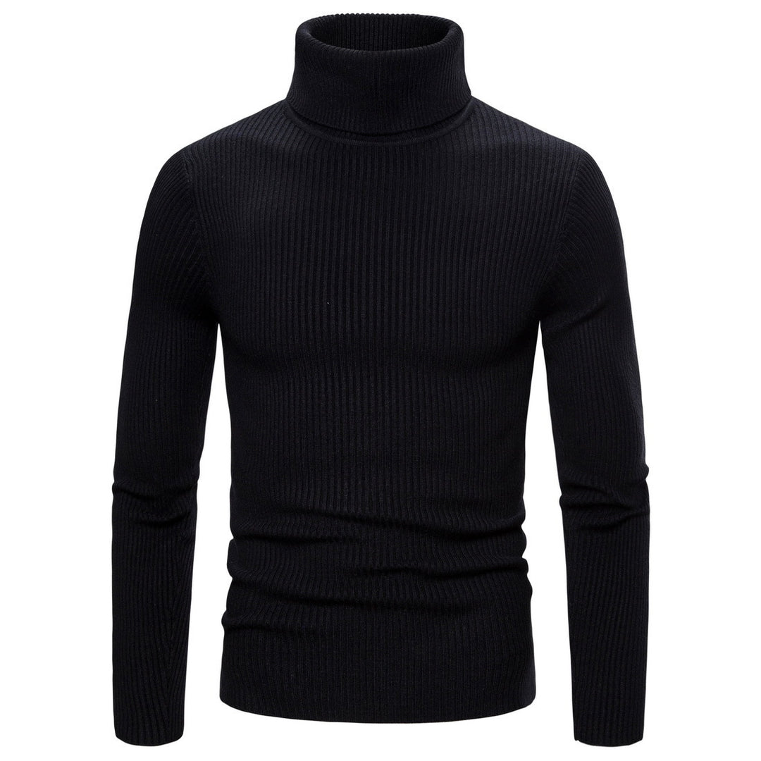 Herren Warmer Rollkragenpullover aus feinem Strick Echoarchiv