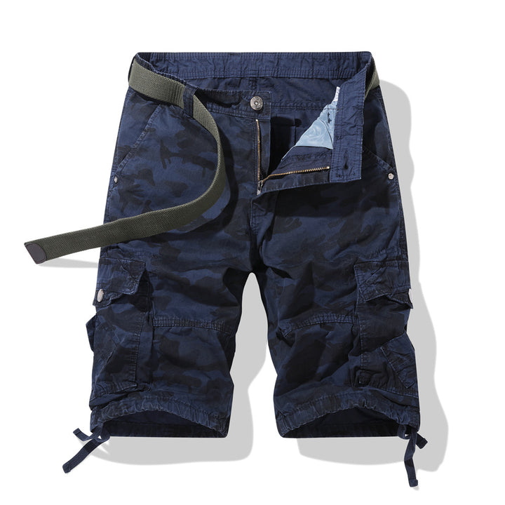 Herren Cargoshorts im Camouflage-Design mit verstellbarem Bund Echoarchiv