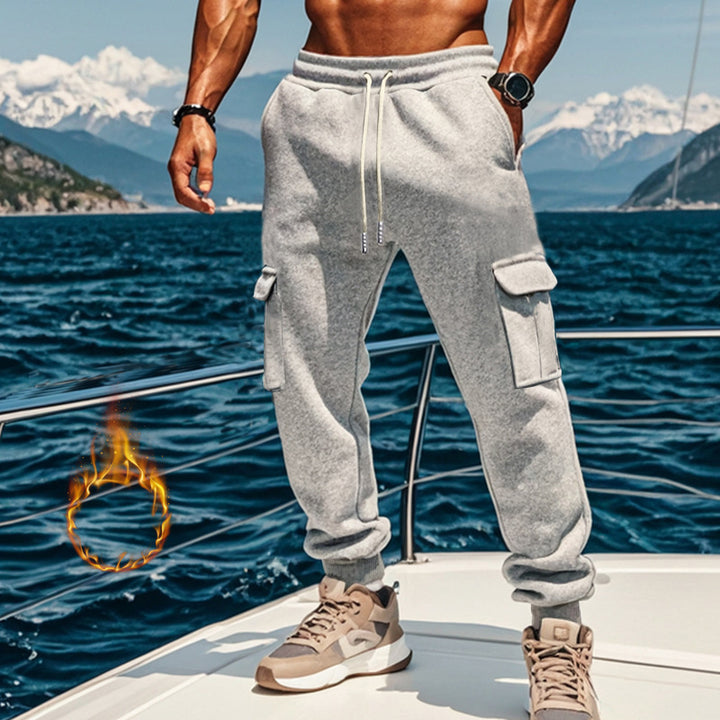 Herren Sportliche Cargo-Jogginghose mit elastischem Bund und praktischen Taschen Echoarchiv