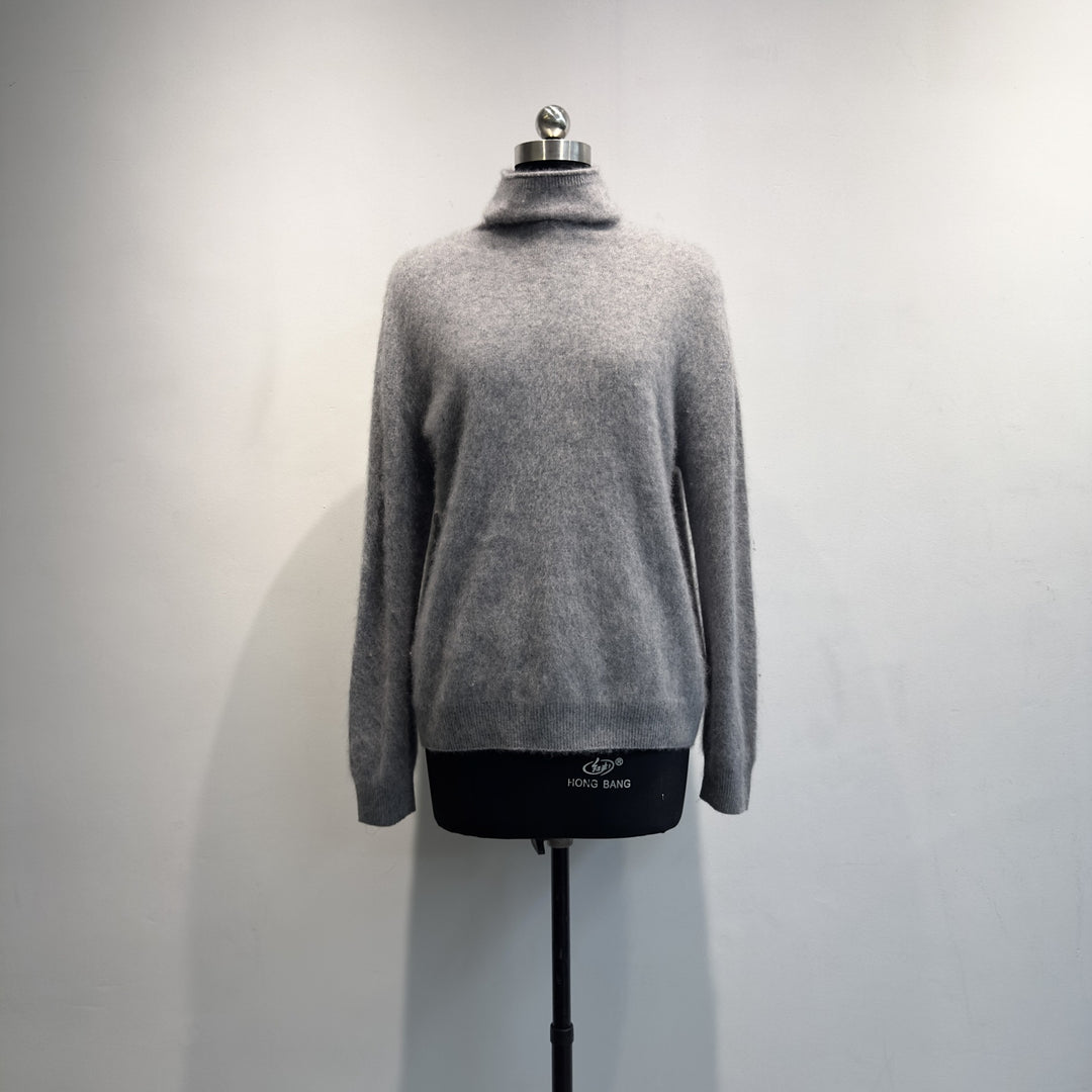 Damen Gemütlicher Rollkragen Strickpullover Echoarchiv