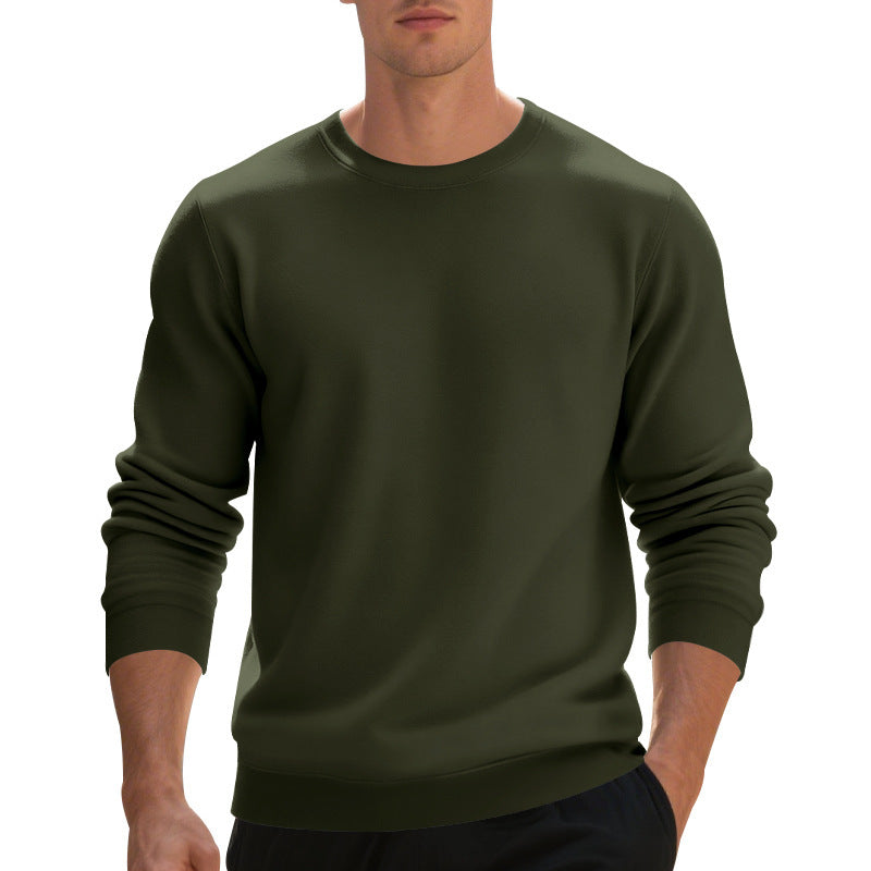Herren lässiger Sweatpullover mit Rundhals-Ausschnitt und bequemen Bündchen Echoarchiv