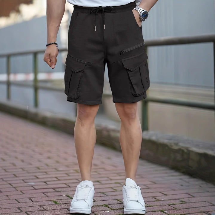 Herren Cargo-Style Utility-Shorts mit Mehrfachtaschen-Design Echoarchiv