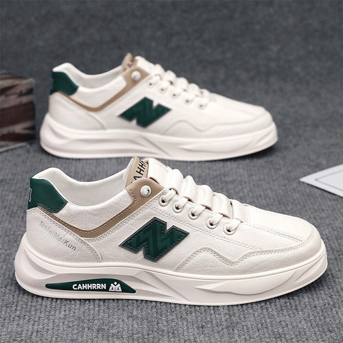 Herren Voluminöse Casual-Sneaker mit strukturiertem Kunstleder, kontrastierten Overlays und gedämpfter Plateau-Sohle – Norré