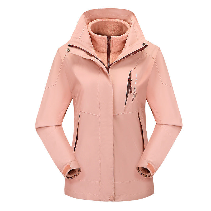 Damen Dreiteilige Softshell‑Funktionsjacke mit herausnehmbarem Fleece‑Innenlayer – Célinea