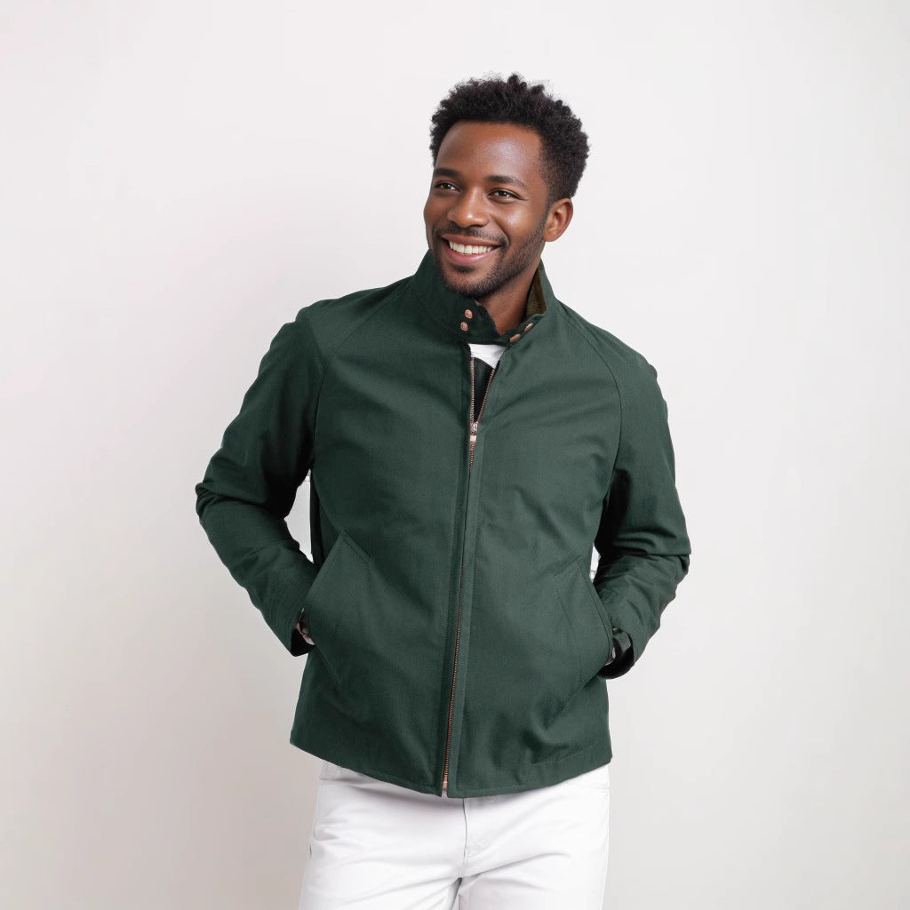 Herren moderne Übergangsjacke im minimalistischen Design Echoarchiv